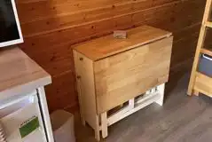 Camping pod interior 