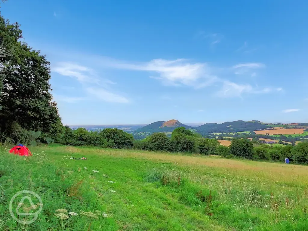 Views from the non electric grass pitches