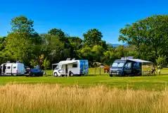 Perry Orchard touring pitches at Aylton Motorhome and Caravan Site