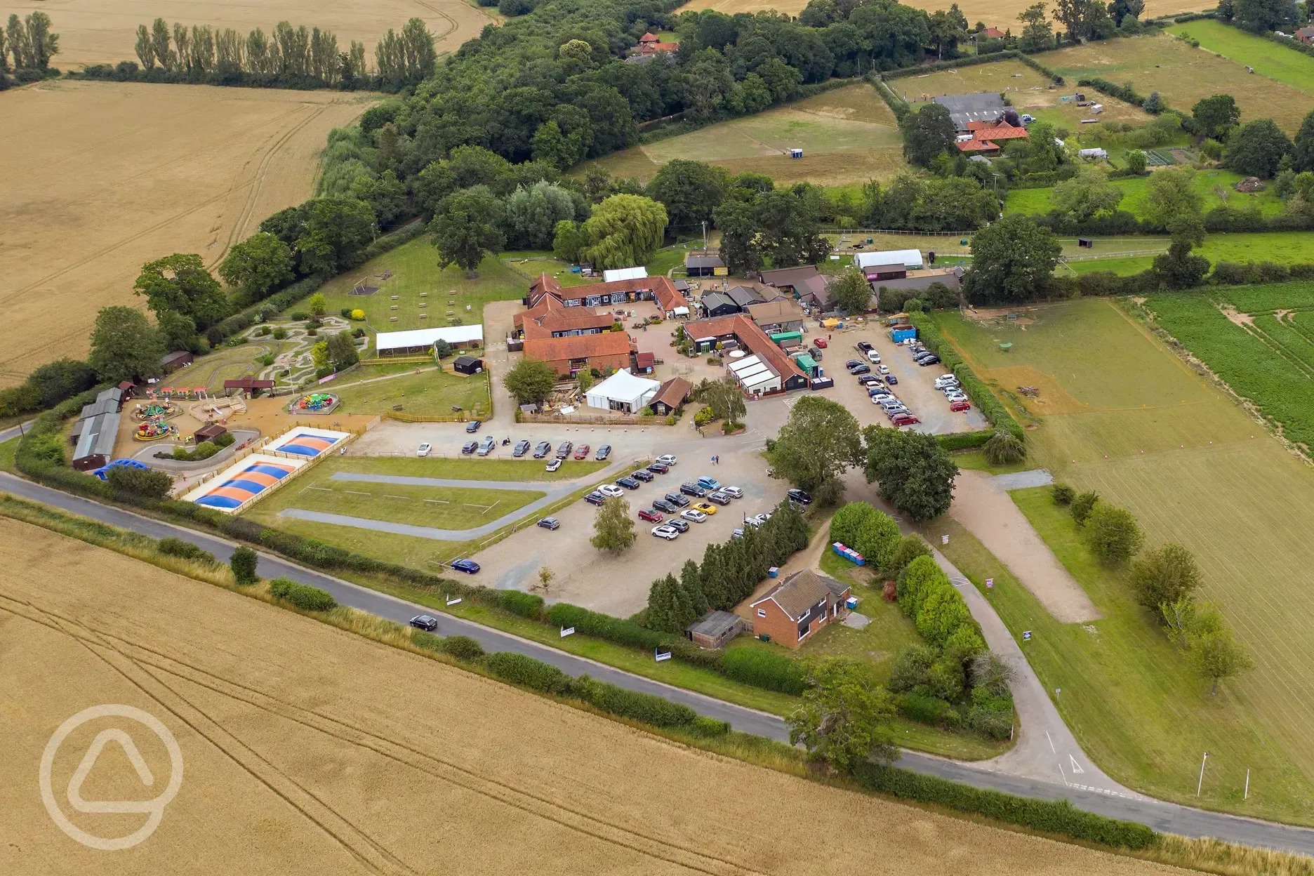 Aerial of the site