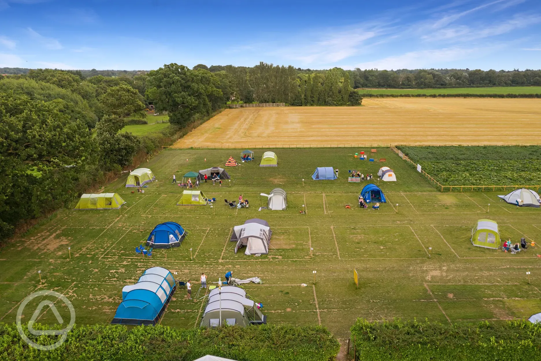 Aerial of the site