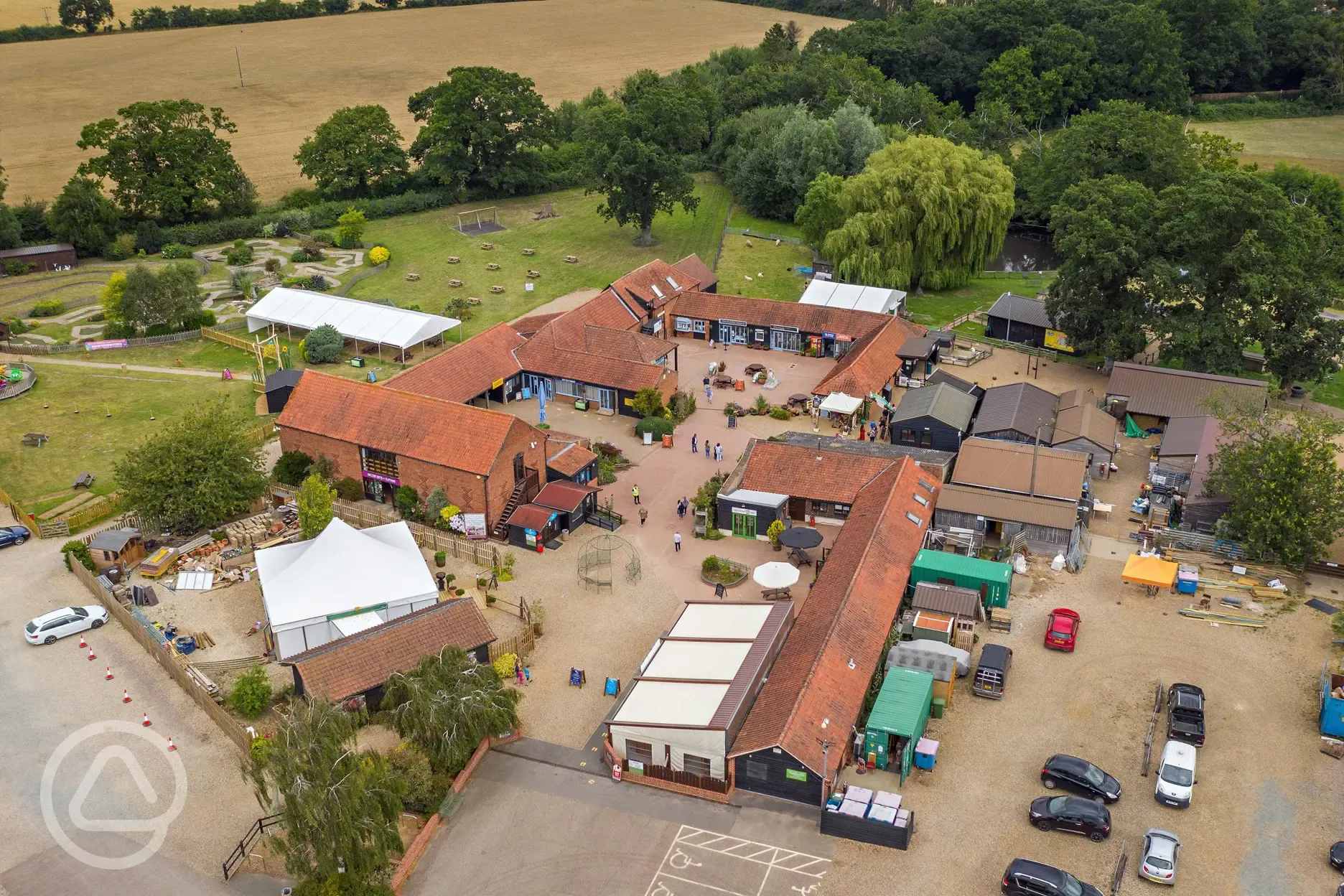 Aerial of the site