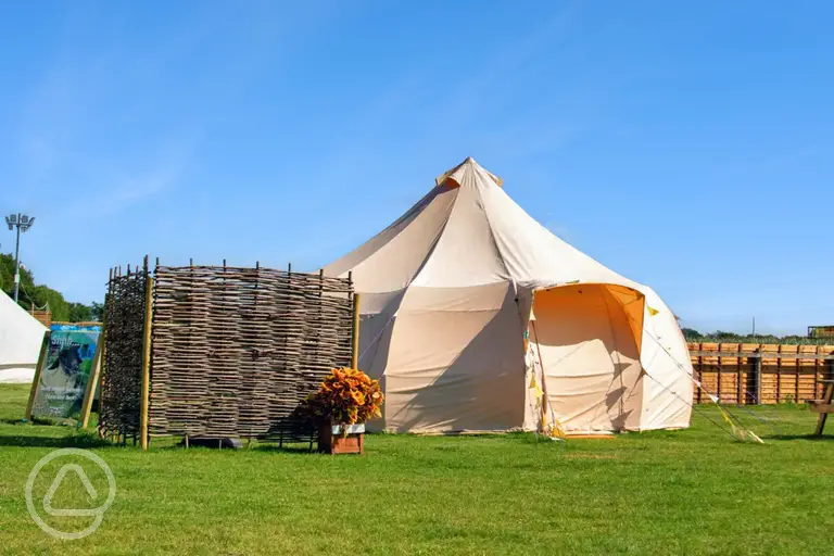 Luna bell tents at Wroxham Barns