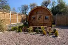 Ensuite glamping pod