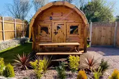 Ensuite glamping pod