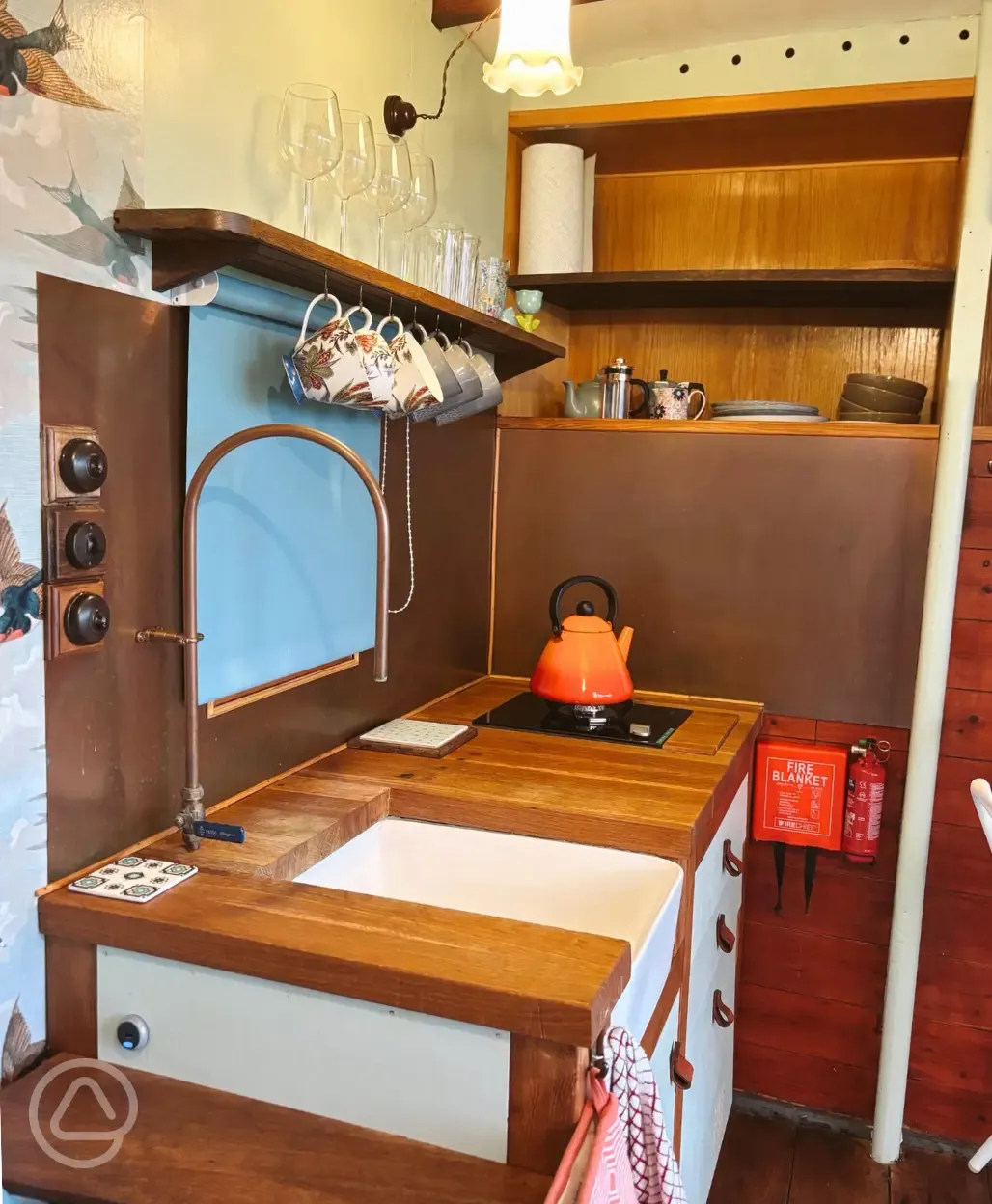 The Swallows Nest Horse Lorry kitchenette