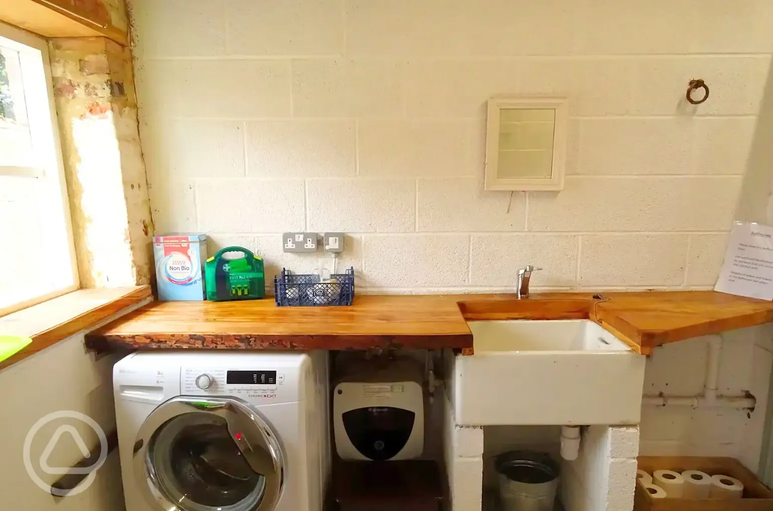 Washing up facilities