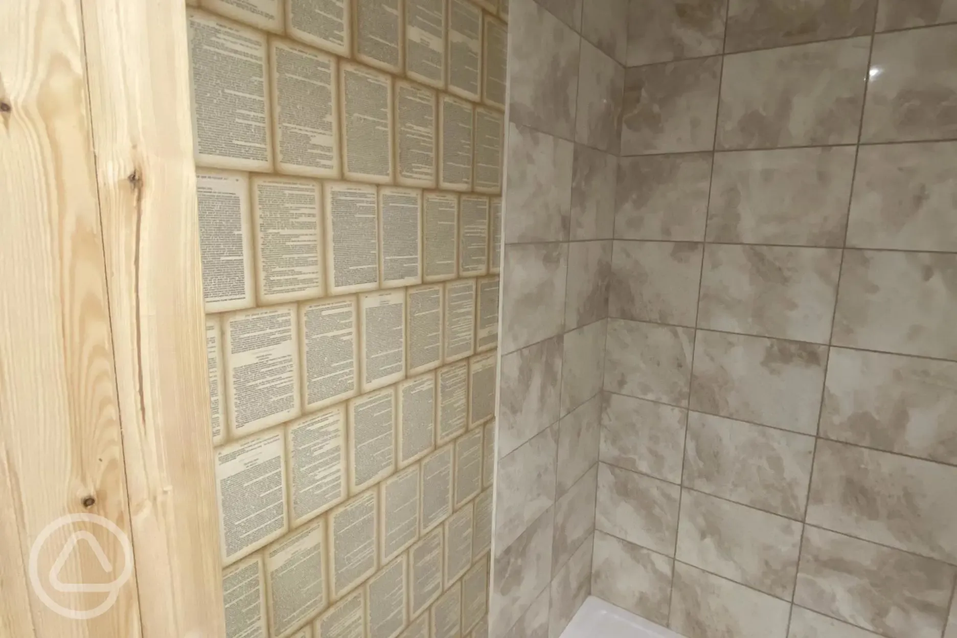 Book themed shower room