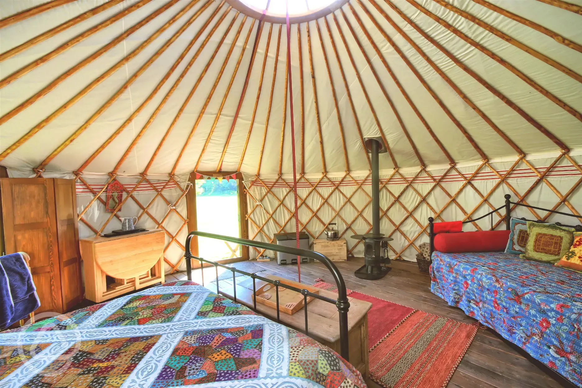Luxury Yurt Interior