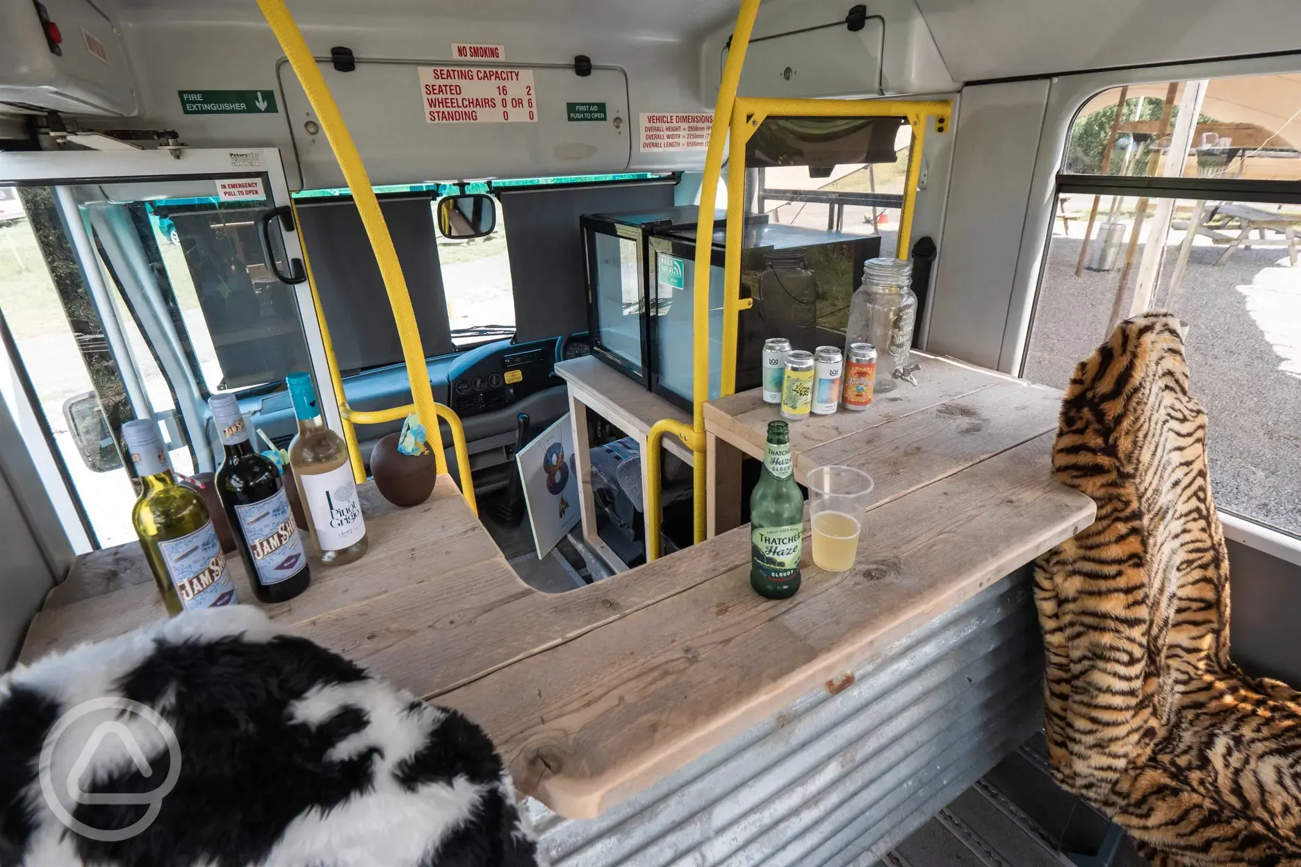 Converted bus bar interior