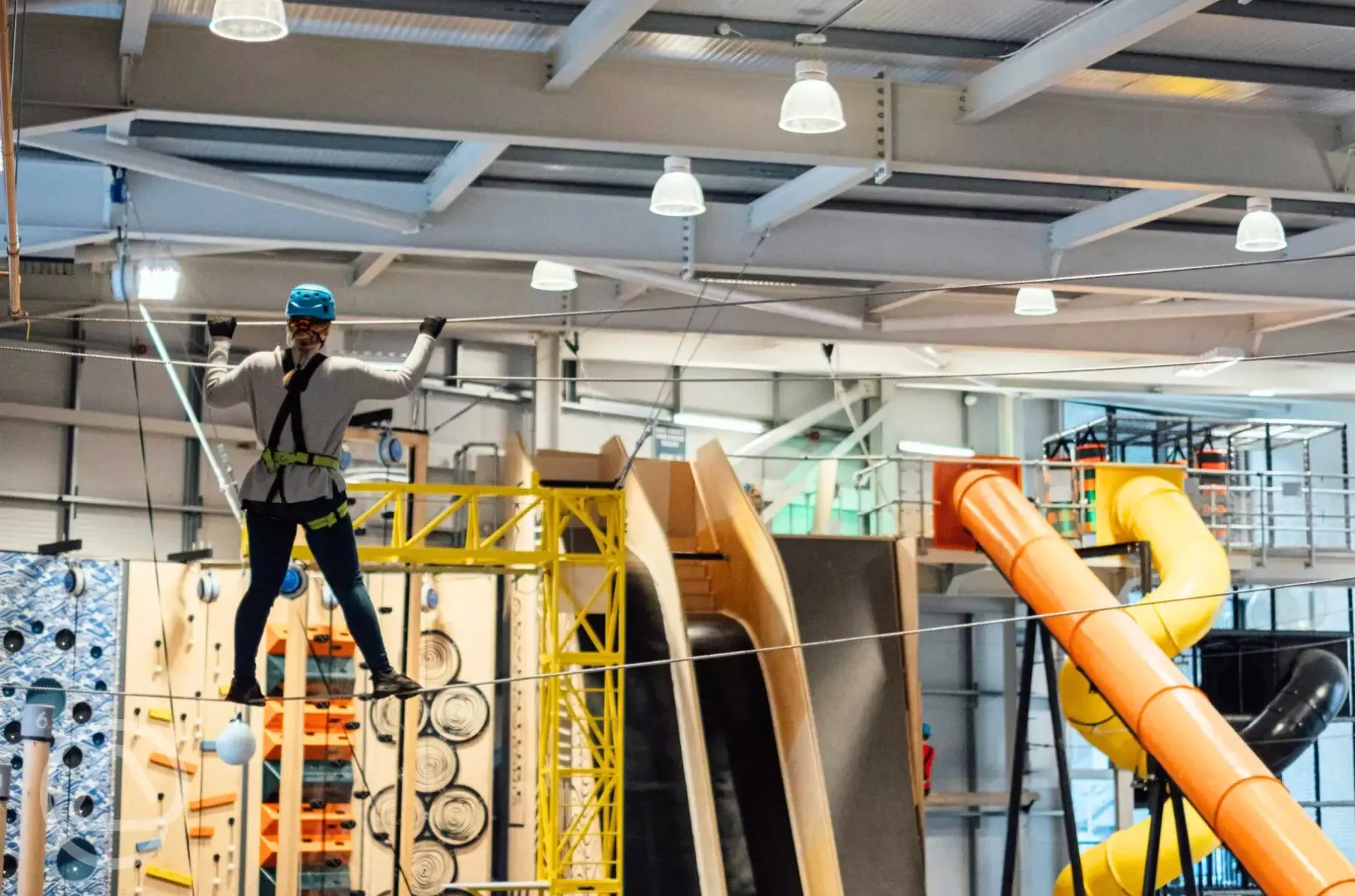 Indoor high ropes course (up to 1 hour sessions, extra cost) Indoor high ropes course (up to 1 hour sessions, extra cost)