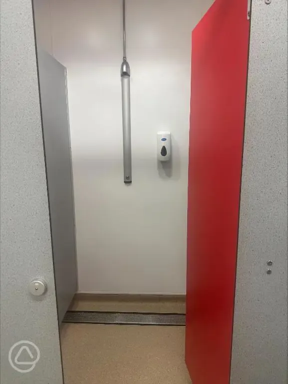 Shower block with soap dispenser Shower block with soap dispenser