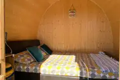 Camping pod interior Camping pod interior