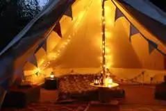 Bell tent interior
