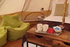 Bell tent interior