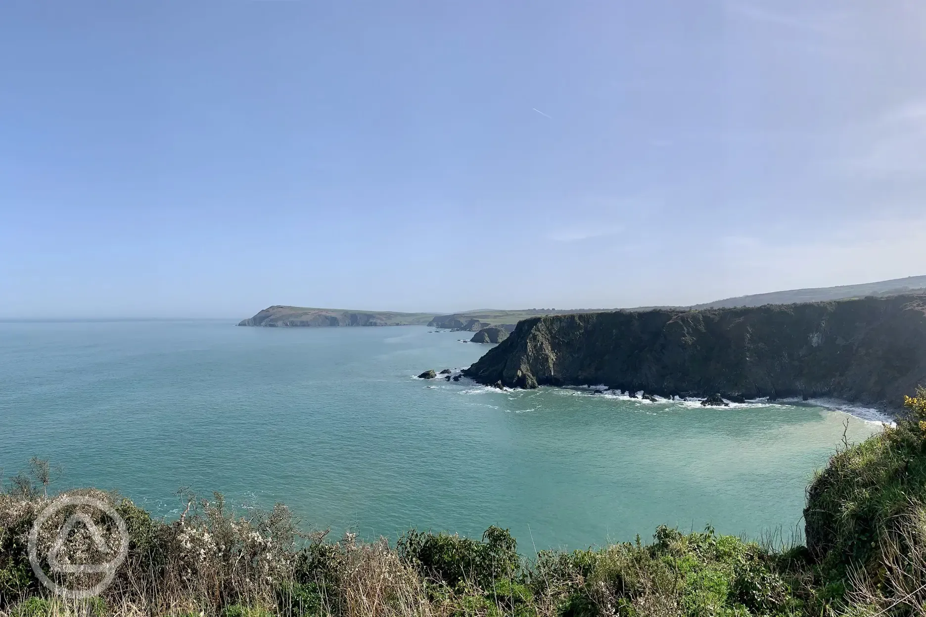 A view from the coastal path walk