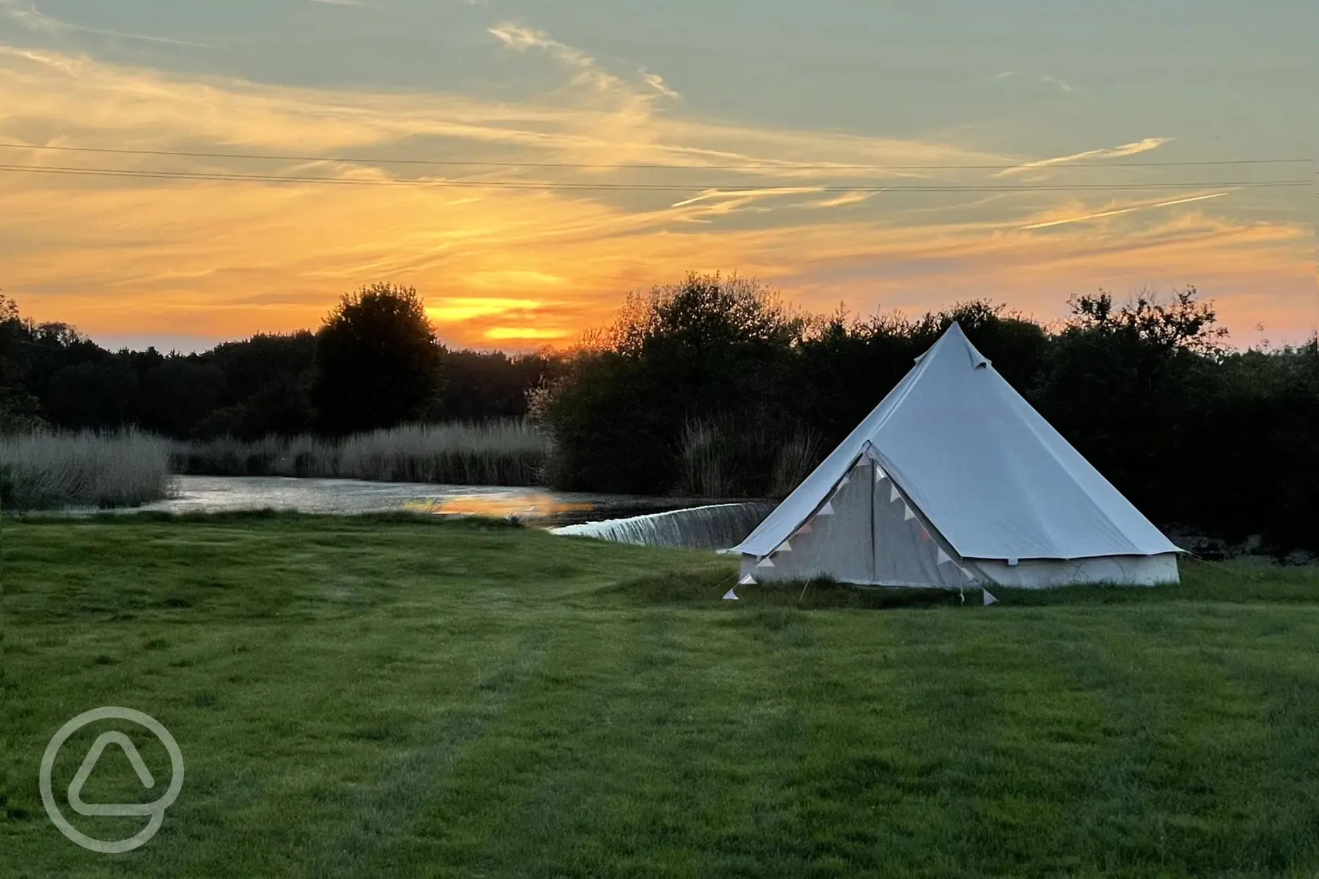 One of our bell tents