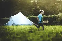 Non electric grass tent pitches