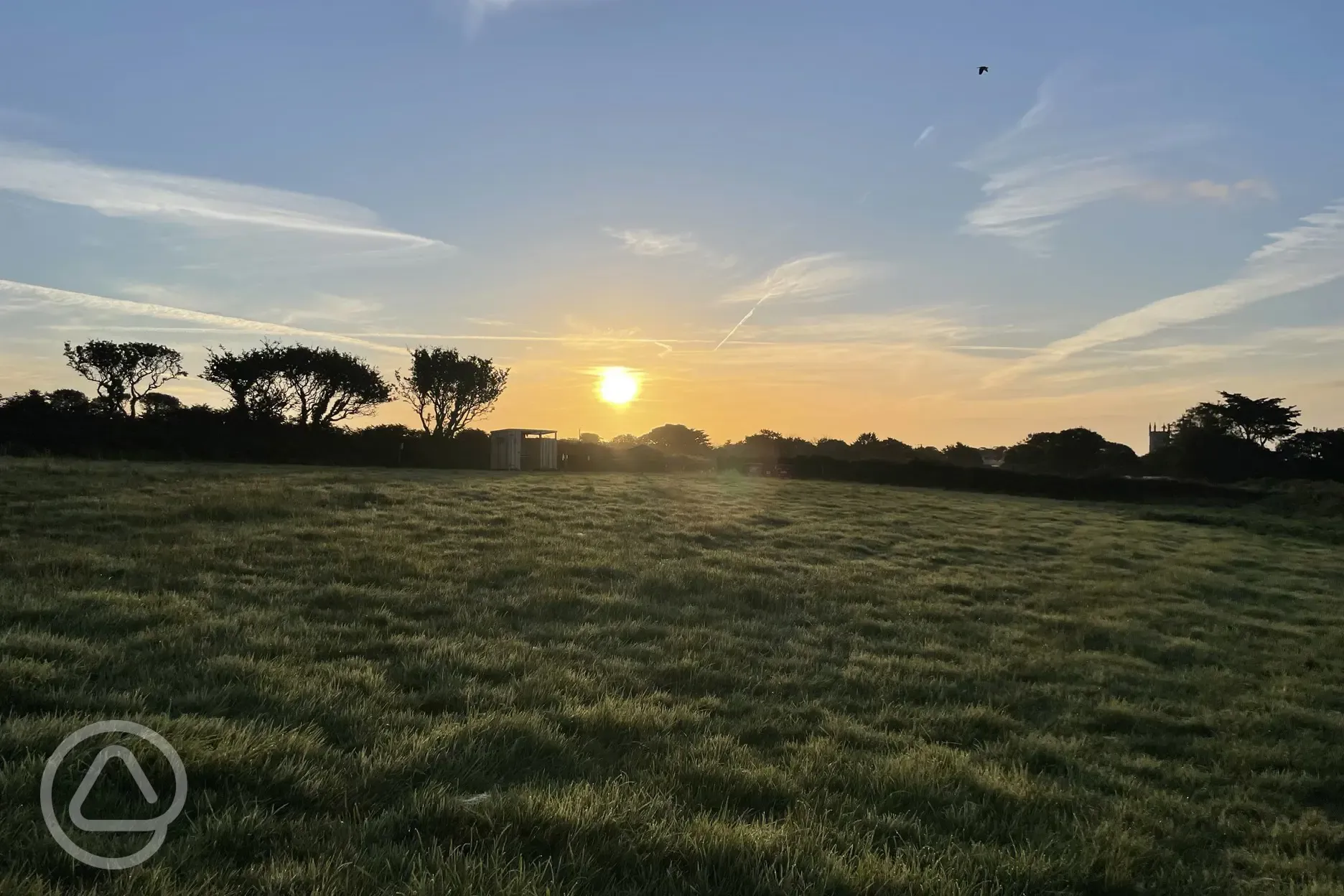 Sunrise on the site