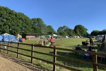 Camping field and play area