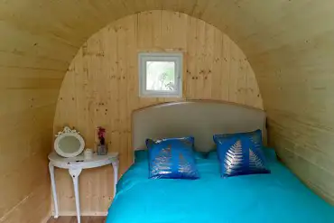 Camping pod interior