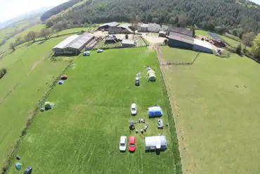 Aerial view of site