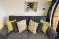 Wye glamping pod sofa