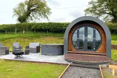 Chwefru and Irfon glamping pods