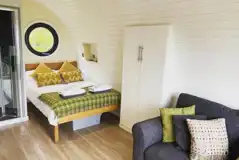 Chwefru and Irfon glamping pod interior