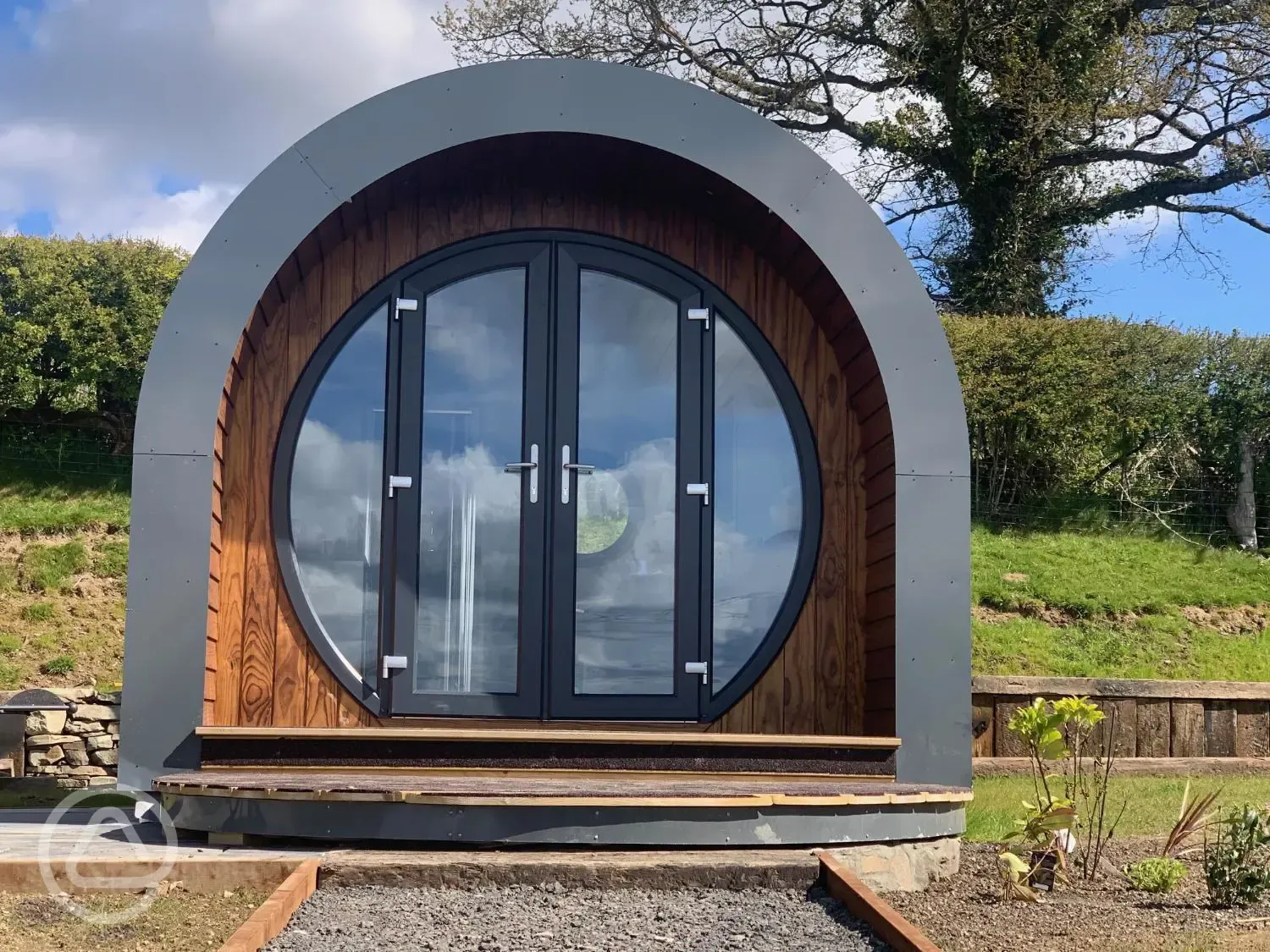 Chwefru and Irfon glamping pods