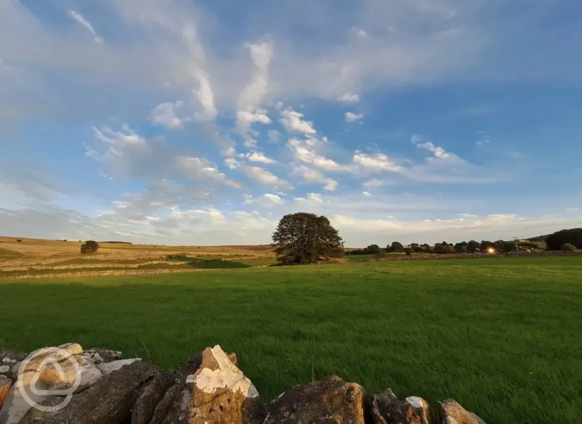 Countryside views from site