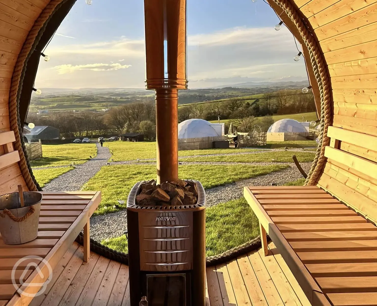 Barrel sauna