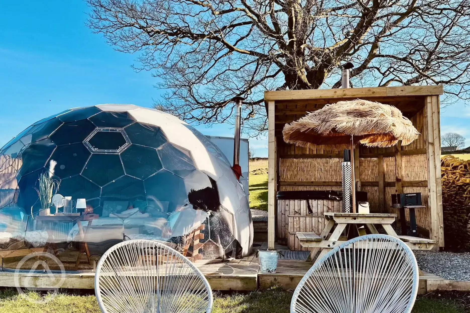 Glamping dome 