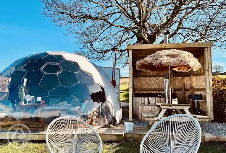 Glamping dome 