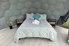 Glamping dome bed