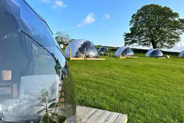 Glamping domes