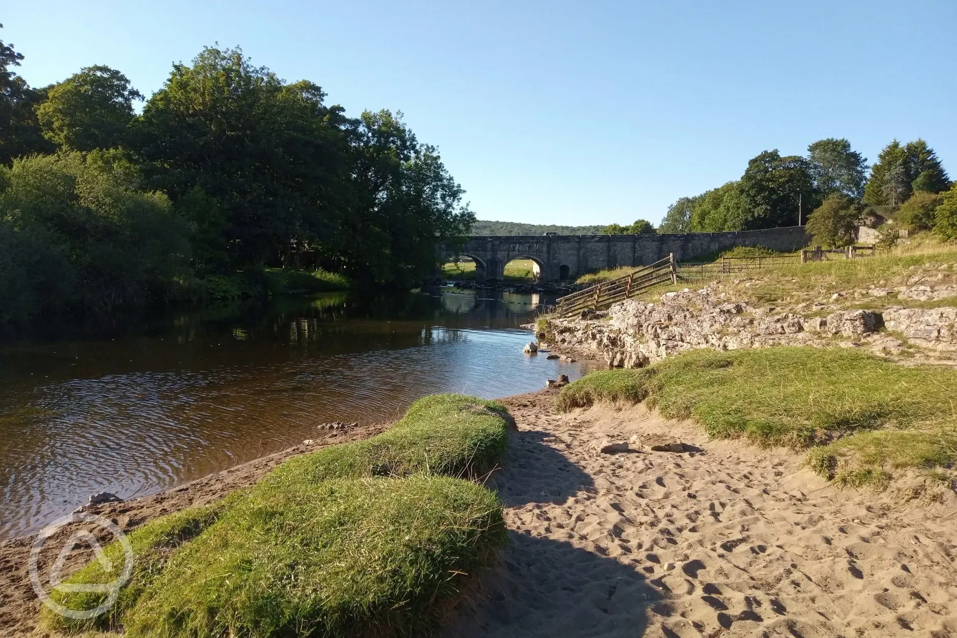 Nearby beach