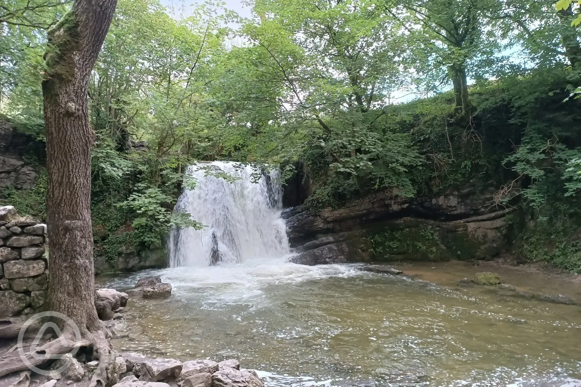 Nearby waterfall