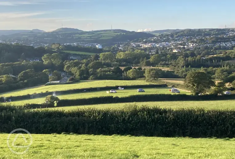 Menagwins Farm set amongst the Cornwall countryside