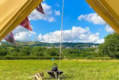 View from the bell tent View from the bell tent