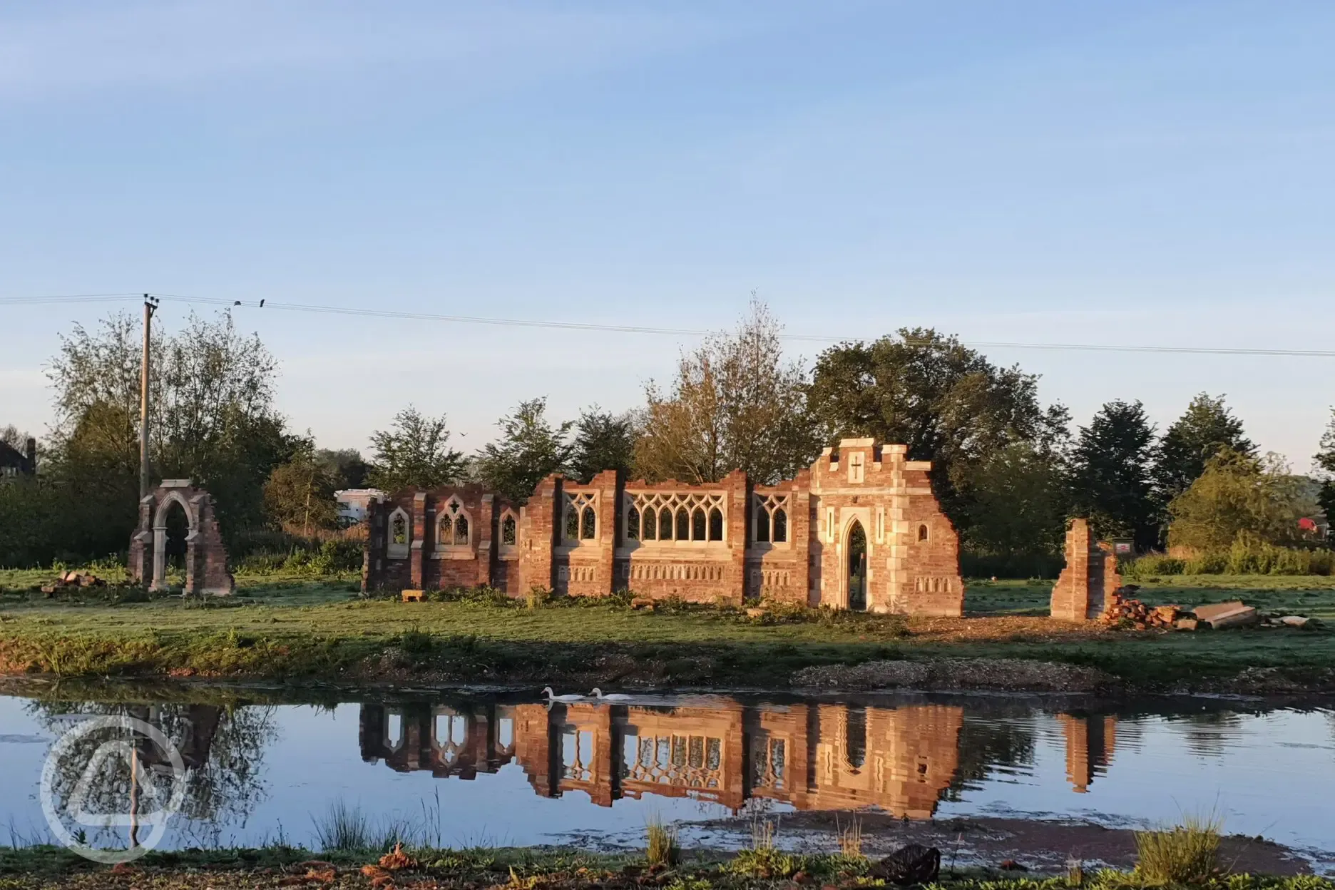 Nearby Abbey ruins