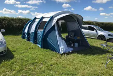 Tent at the campsite