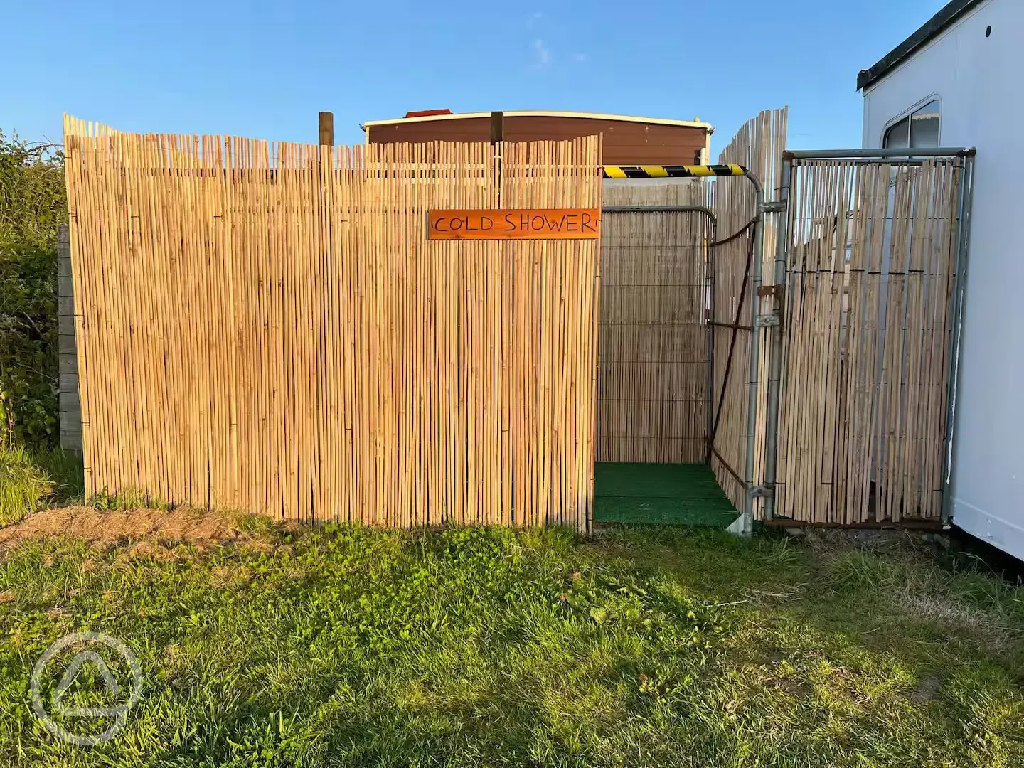 Cold outdoor shower