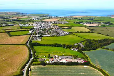 Aerial of the site