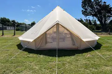 Deluxe 7m bell tent at Tresco Farm Campsite
