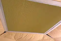 Electric stargazing roof in geodome