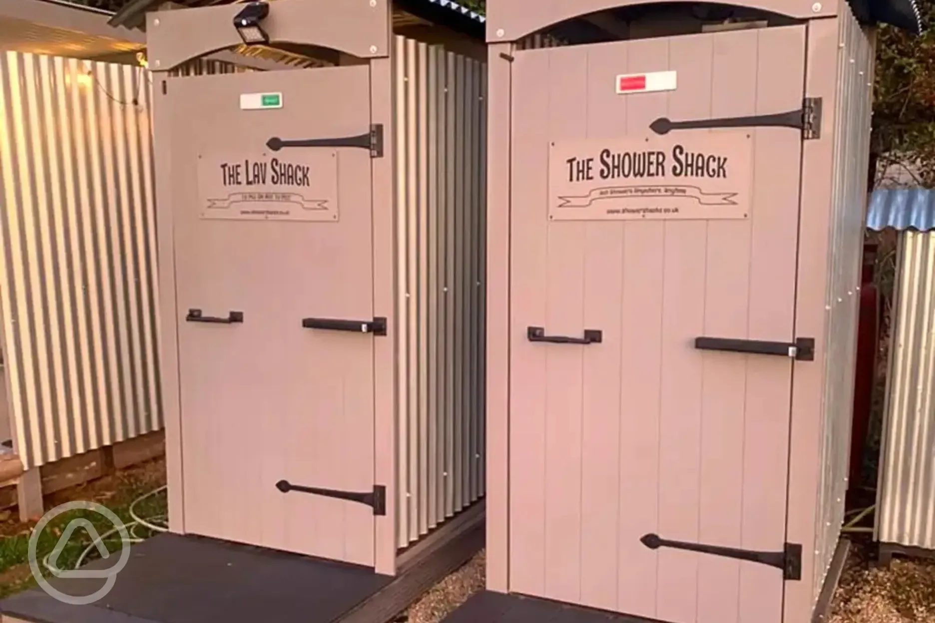 Communal toilet and shower block 