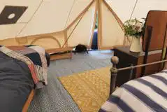 Bell tent interior