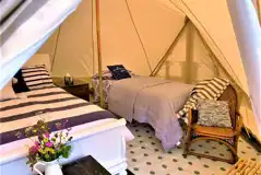 Bell tent interior