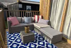Ebb and Flow glamping cabin decking Ebb and Flow glamping cabin decking